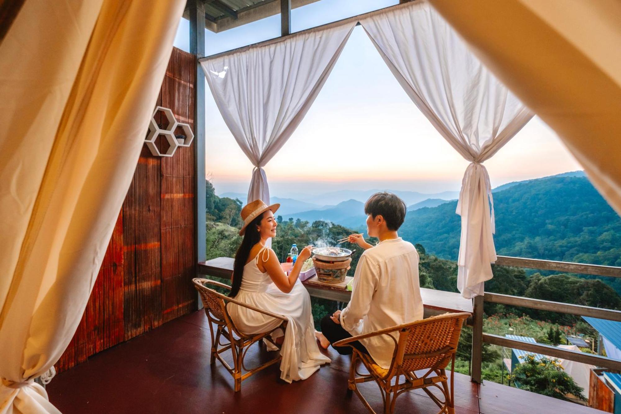 Hotel Happy Camp Phuchifa แฮปปี้แคมป์ ภูชี้ฟ้า Ban Huai Han Exterior foto